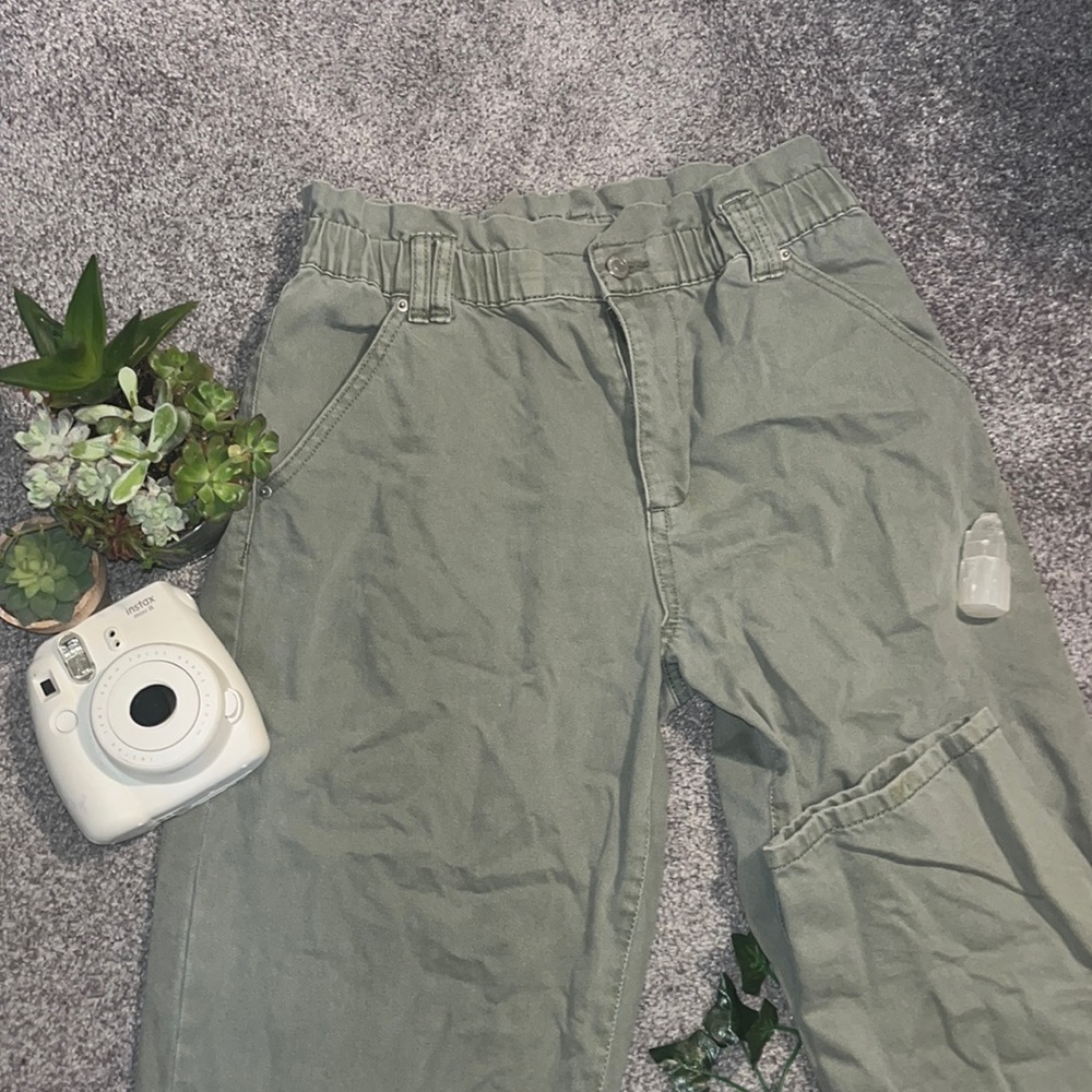 Forever 21 Baggy Green Jeans (L)